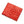 Cartera para hombre de piel de cuerno de cocodrilo genuino rojo