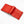 Cartera para hombre de piel de cuerno de cocodrilo genuino rojo
