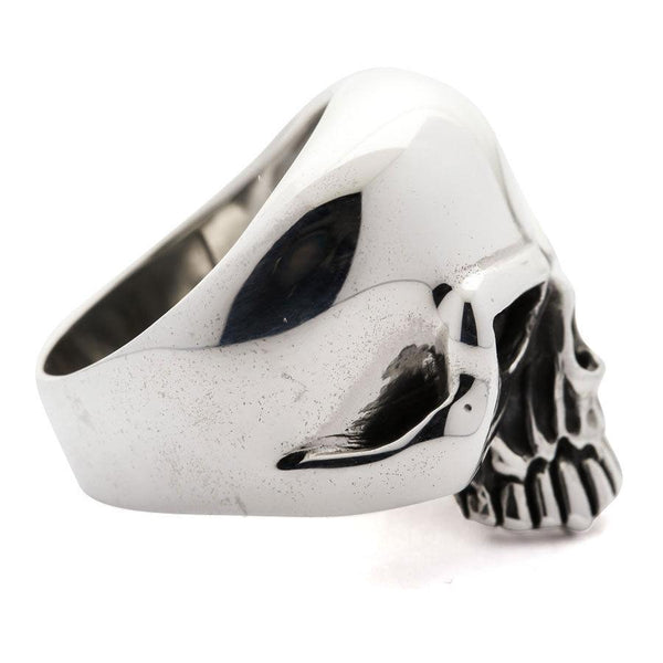 925 Sterling Silver Ruby Skull Rings