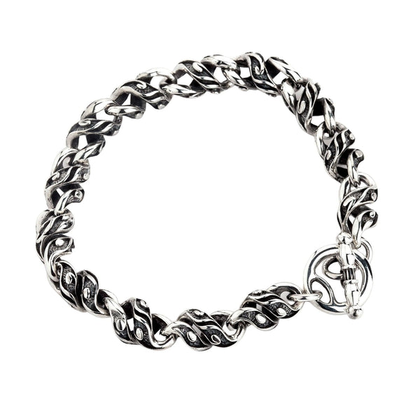 Sterling Silver Rope Chain Bracelet