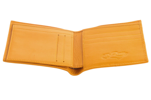 Row – Portemonnaie mit Stachelrochenhaut in Orange