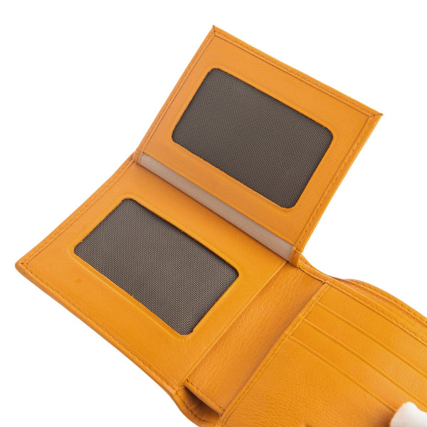 Row – Portemonnaie mit Stachelrochenhaut in Orange