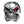Load image into Gallery viewer, Ruby Red Eye Skull Ring

