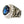 Load image into Gallery viewer, Sapphire Japanese Tiger Dragon Mens Ring

