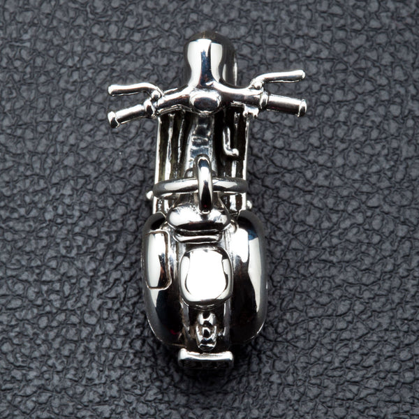Sterling Silver Scooter Pendant