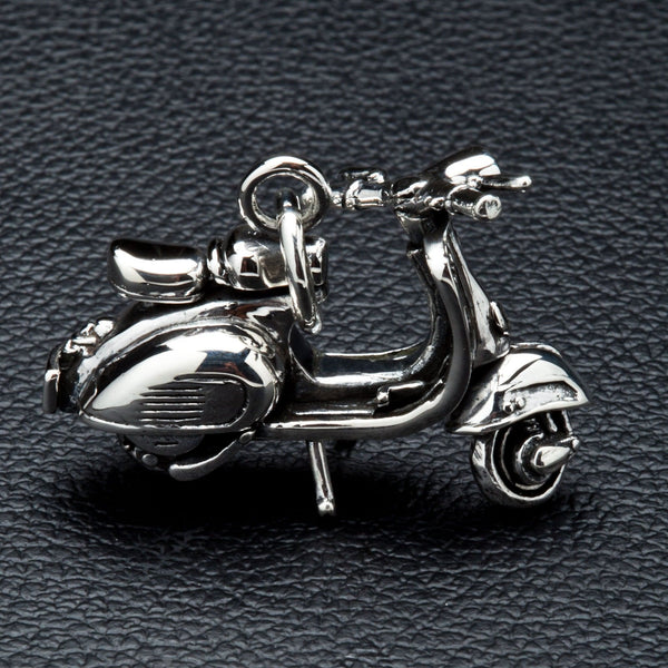 Sterling Silver Scooter Pendant