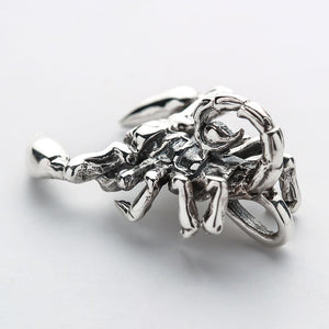 Small Scorpion Sterling Silver Pendant, product view 5