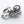 Small Scorpion Sterling Silver Pendant: A side profile view of the 925 silver scorpion pendant, showcasing its arched, segmented tail and menacing stinger