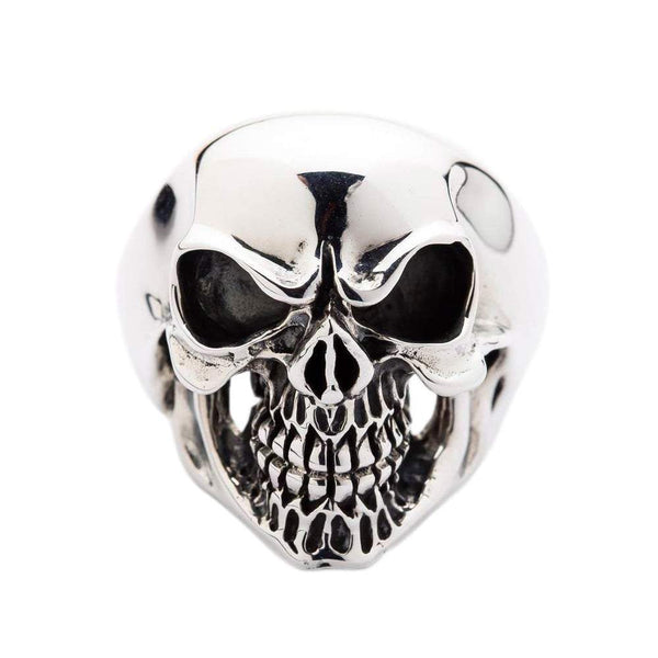 Laughing 925 Sterling Silver Skull Ring