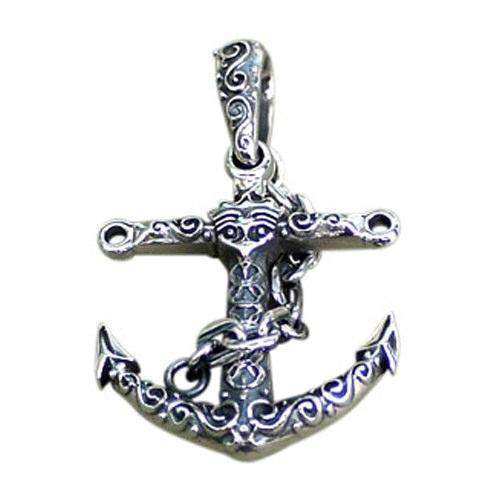 Silver Anchor Pendant