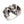 Load image into Gallery viewer, Silver Bat Ring

