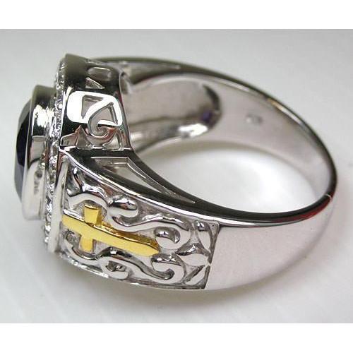Silver Bishop Rings
