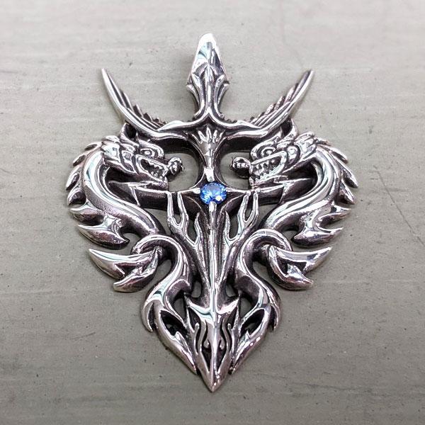 Silver Celtic Dragon hängsmycke