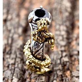 925 Sterling Silber Drachen Ohrstecker