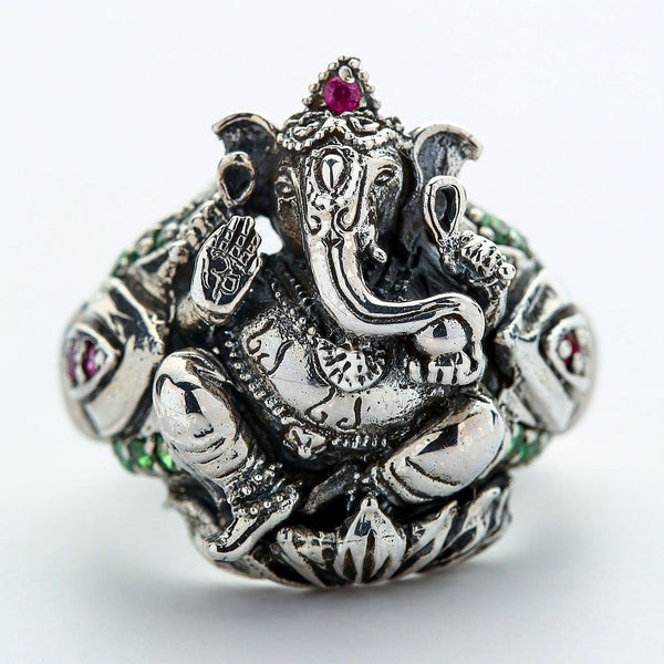Amulett Hindu-Gott Ganesha Ring