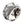 Silver Fish Koi Mens Wedding Bands Ring