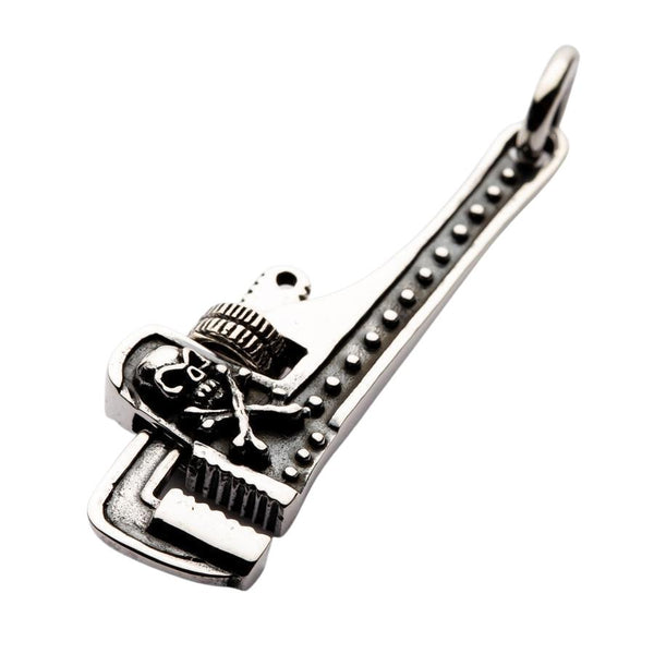 Silberner Totenkopf-Schlüsselanhänger