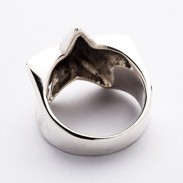 Sterling Silver Men's Star Ring