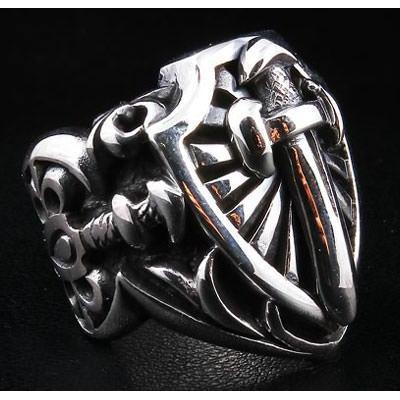 Heavy Sterling Silver Men's Sword Ring