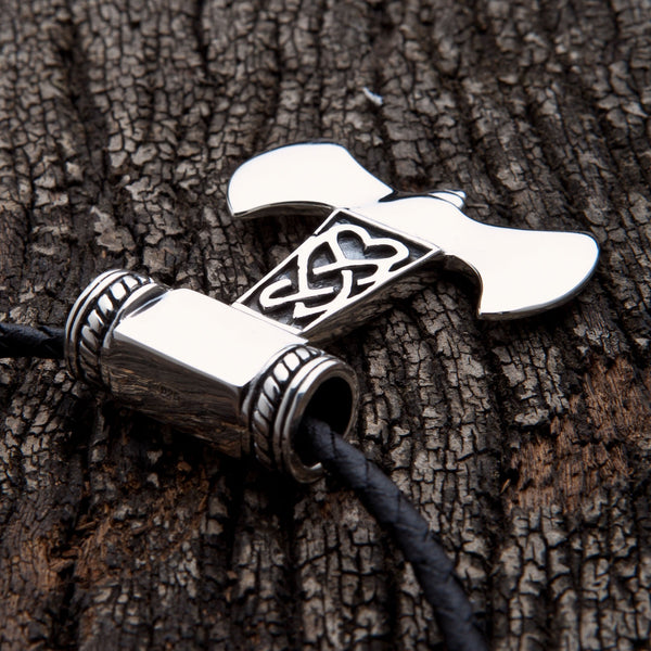Sterling Silver Thors Hammer hänge halsband