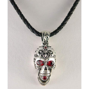 Ghost Rider Skull Silver Biker Pendants