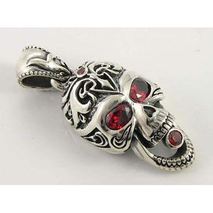 Ghost Rider Skull Silver Biker Pendants
