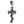 Carica l&#39;immagine nel visualizzatore Galleria, Ciondolo croce gotica serpente in argento sterling
