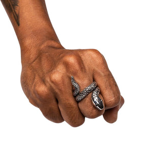 Sterling Silver Snake Ring