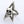 Sterling Silver Star Skull Rings