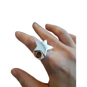 Star Sterling Silver Ring