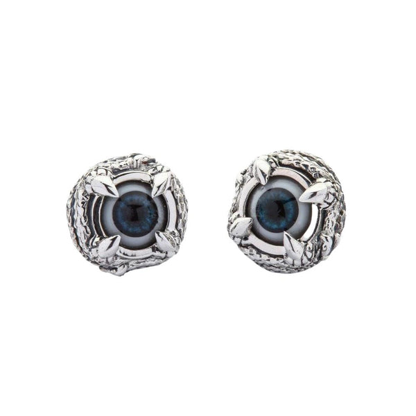 Sterling Silver Claw Eye Eyeball Earrings