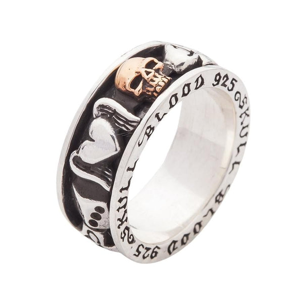 Sterling Silver Gothic Spinning Rings
