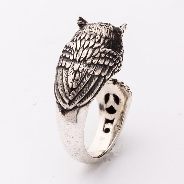 Sterling Silver Owl Ring