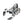 Small Scorpion Sterling Silver Pendant: An angled close-up of the solid silver scorpion pendant, showing its three-dimensional design and polished pincers