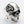 Load image into Gallery viewer, Sterling Silver Spade Skull Ring
