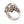 Bague tête de mort en sucre en argent sterling