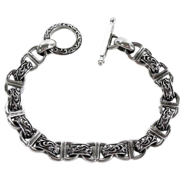 Sterling silver tribal armband