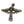 Carica l&#39;immagine nel visualizzatore Galleria, Ciondolo da uomo in argento sterling croce gotica con teschio messicano
