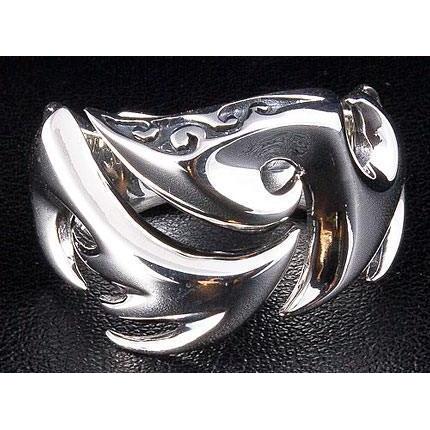 Tribal Tattoo Sterling Silber Gothic Ring