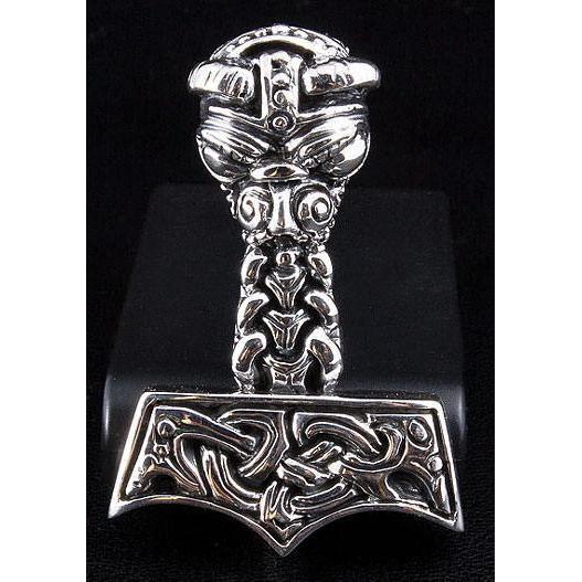 Thors Hammer Silber Herrenanhänger