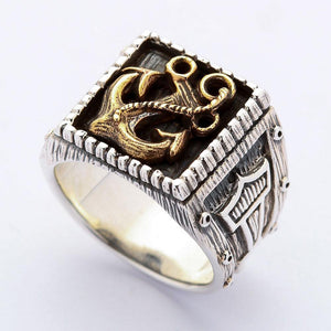Bague marteau de Thors en argent sterling