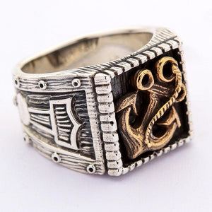 Bague marteau de Thors en argent sterling