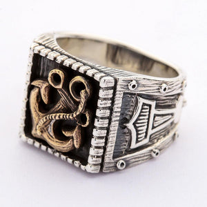 Bague marteau de Thors en argent sterling