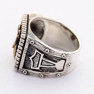 Bague marteau de Thors en argent sterling