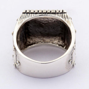 Bague marteau de Thors en argent sterling
