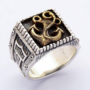Bague marteau de Thors en argent sterling