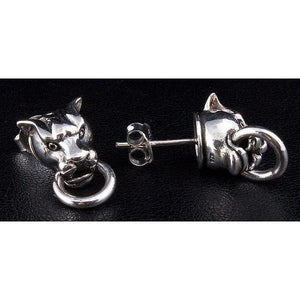 925 Sterling Silber Tigerohrringe