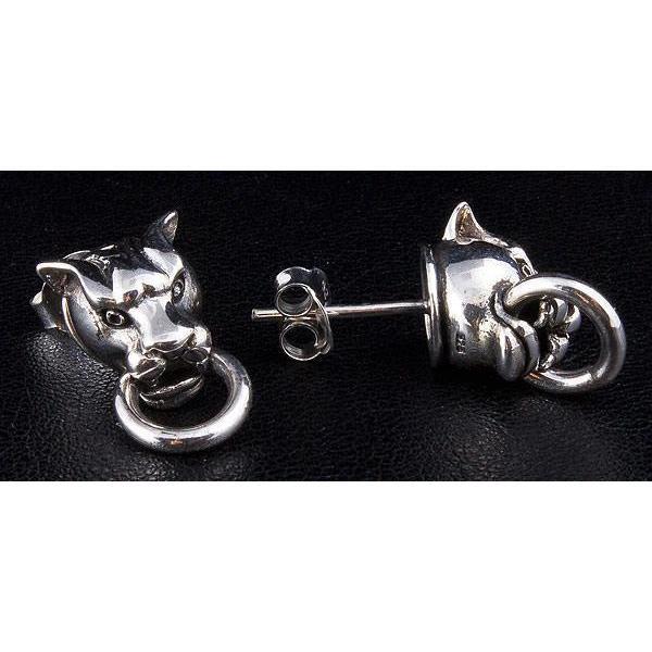 925 Sterling Silver Tiger Earrings