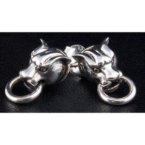 925 Sterling Silber Tigerohrringe