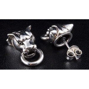 925 Sterling Silber Tigerohrringe